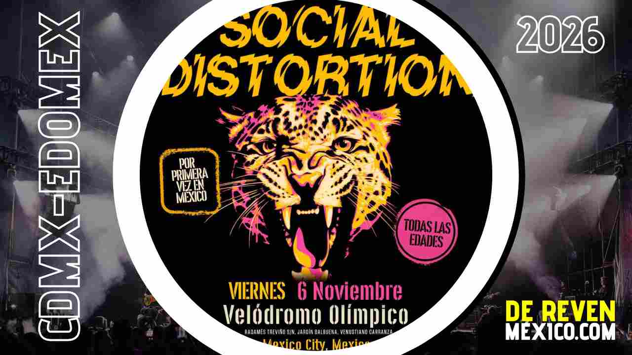 SOCIAL DISTORTION CDMX 2026 VELÓDROMO OLÍMPICO