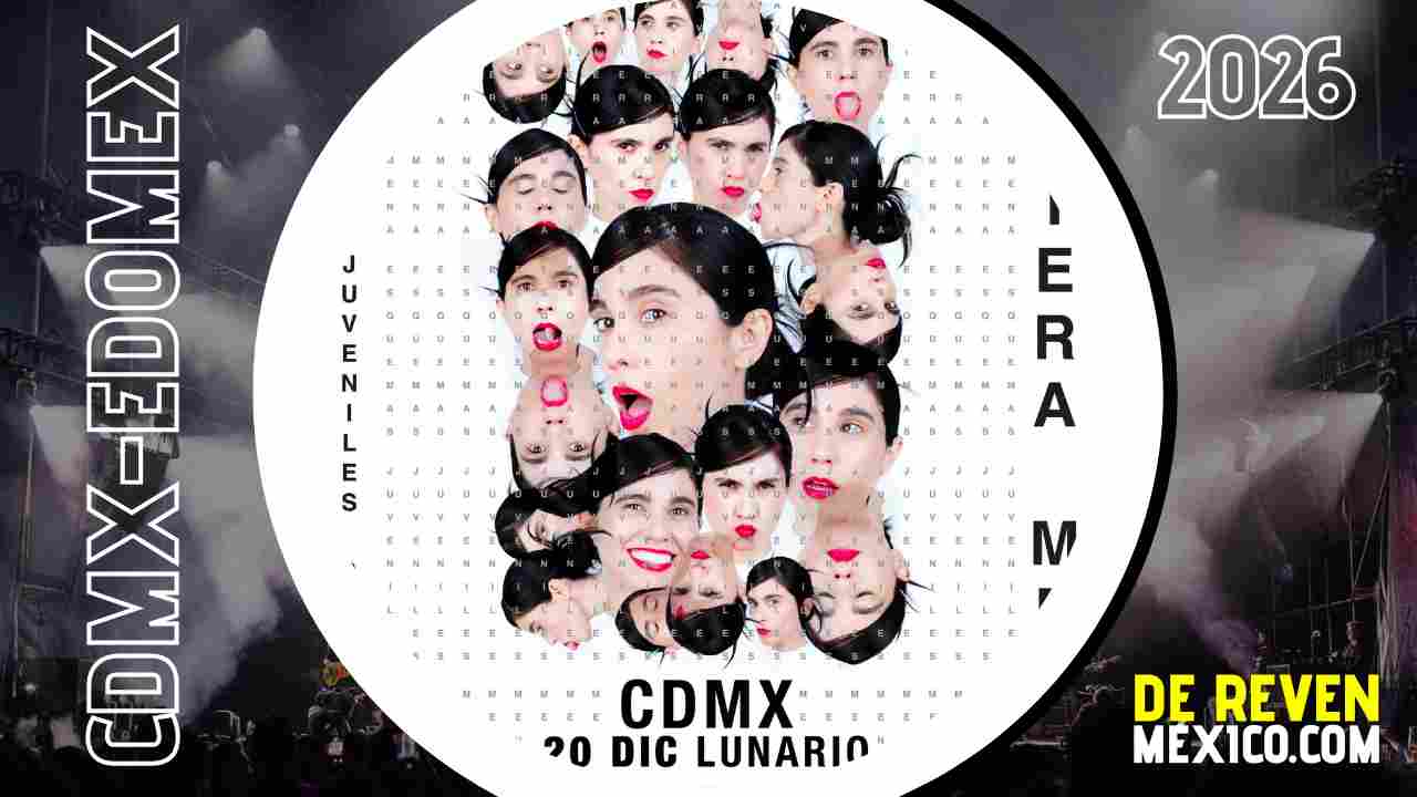 JAVIERA MENA CDMX 2026 LUNARIO
