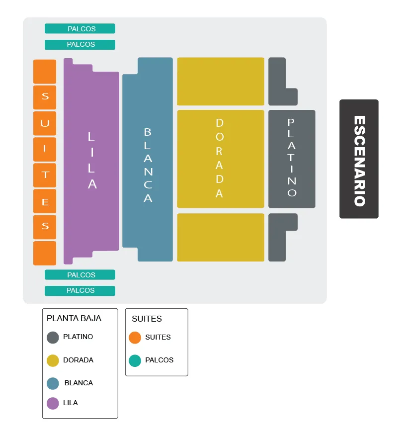MAPA AUDITORIO AREMA EXPLANADA PUEBLA