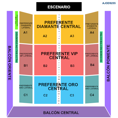 MAPA AUDITORIO JOSEFA ORTÍZ