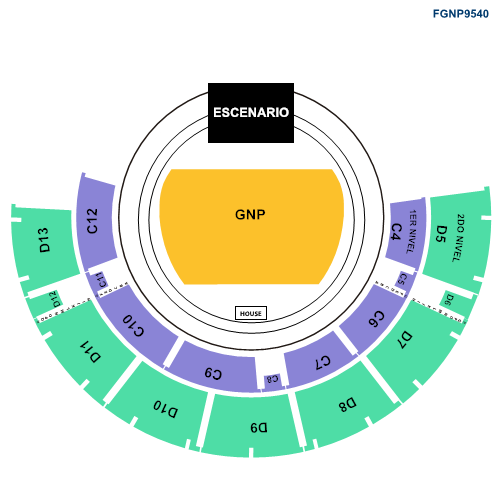 MAPA FORO GNP SEGUROS