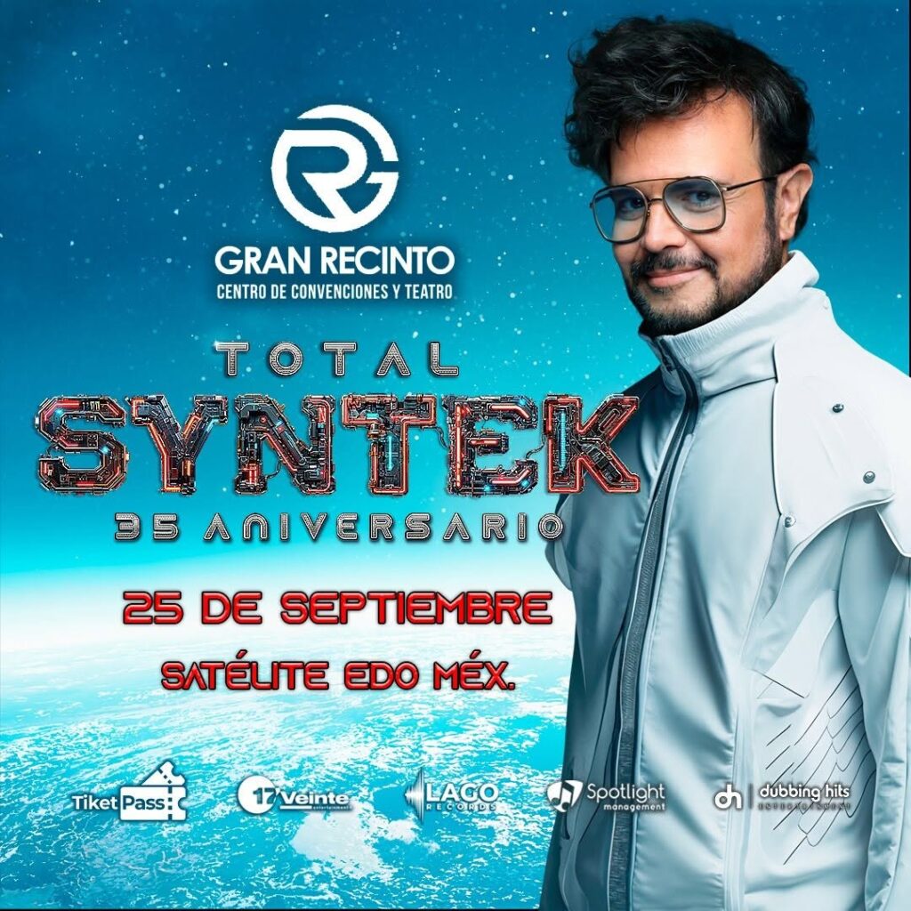 ALEKS SYNTEK CDMX 2026 TEATRO GRAN RECINTO SATÉLITE