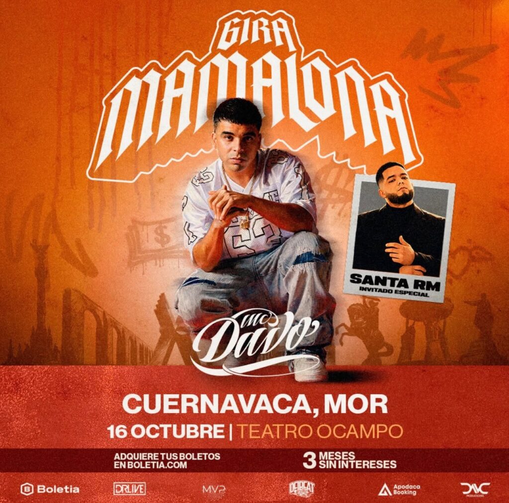 MC DAVO CUERNAVACA 2026 TEATRO OCAMPO