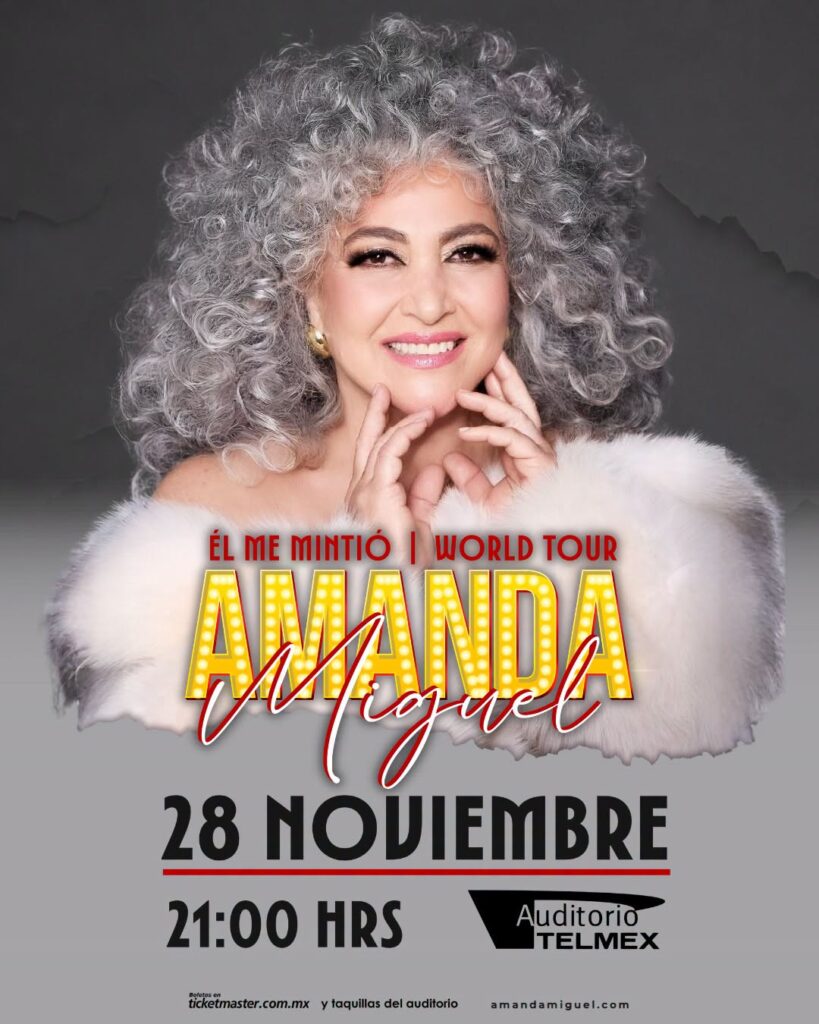 AMANDA MIGUEL GUADALAJARA 2026 AUDITORIO TELMEX