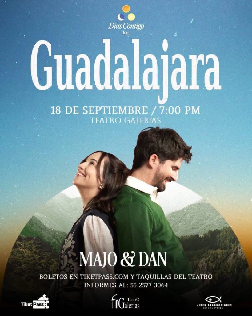 MAJO Y DAN GUADALAJARA 2026 TEATRO GALERÍAS
