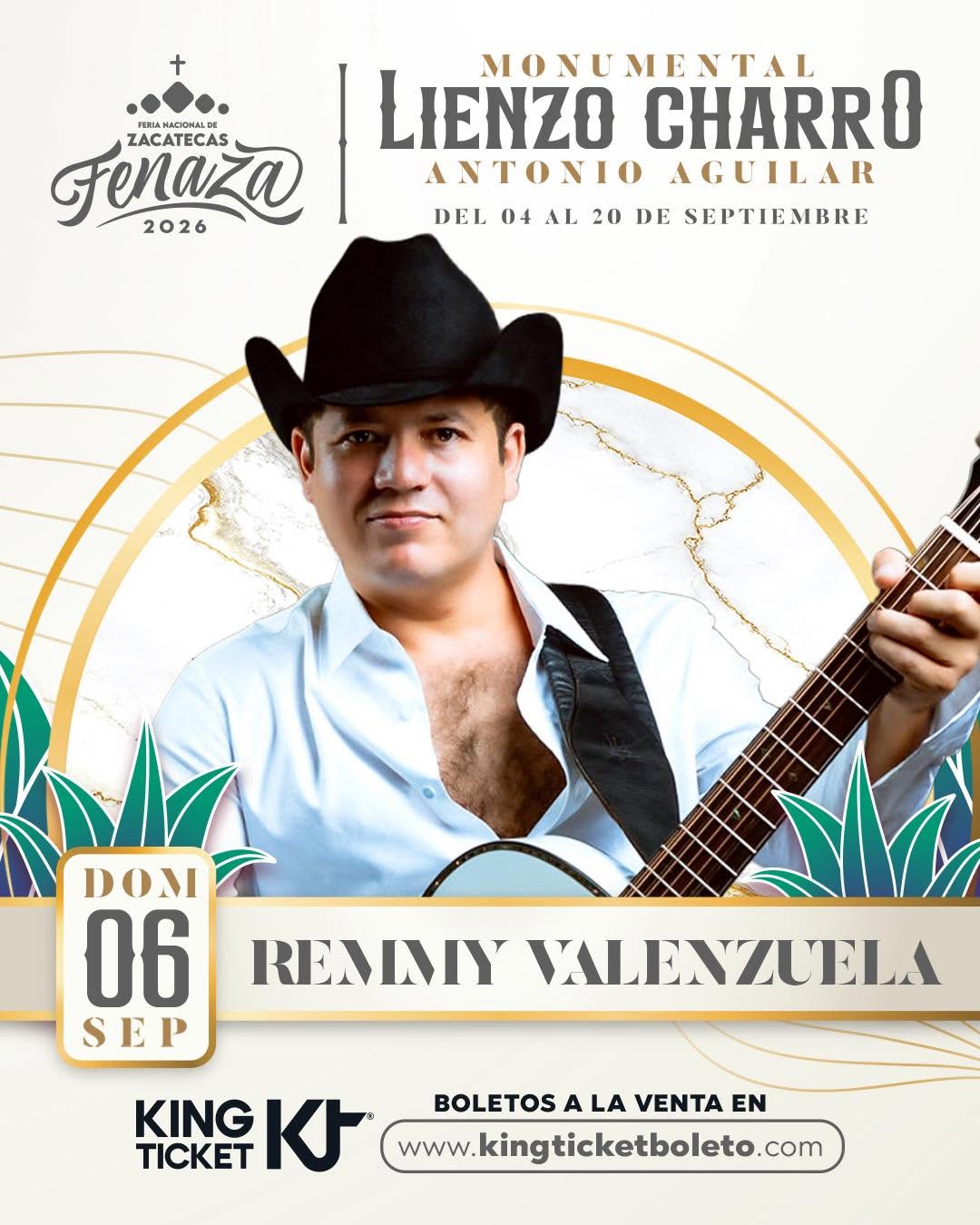 REMMY VALENZUELA FERIA ZACATECAS 2026 FENAZA