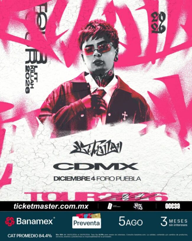 LIT KILLAH CDMX 2026 FORO PUEBLA