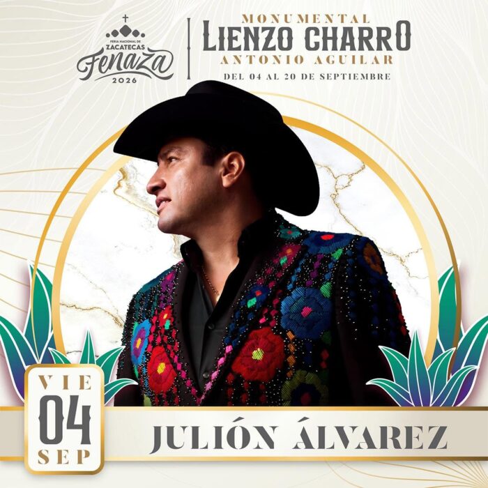 JULIÓN ÁLVAREZ FERIA ZACATECAS 2026 FENAZA