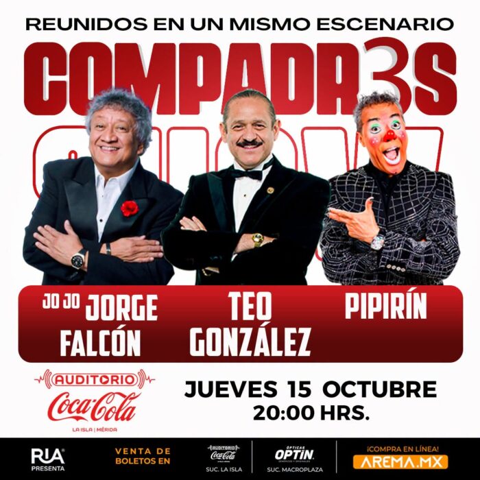 COMPADR3S SHOW MÉRIDA 2026 AUDITORIO COCA COLA LA ISLA