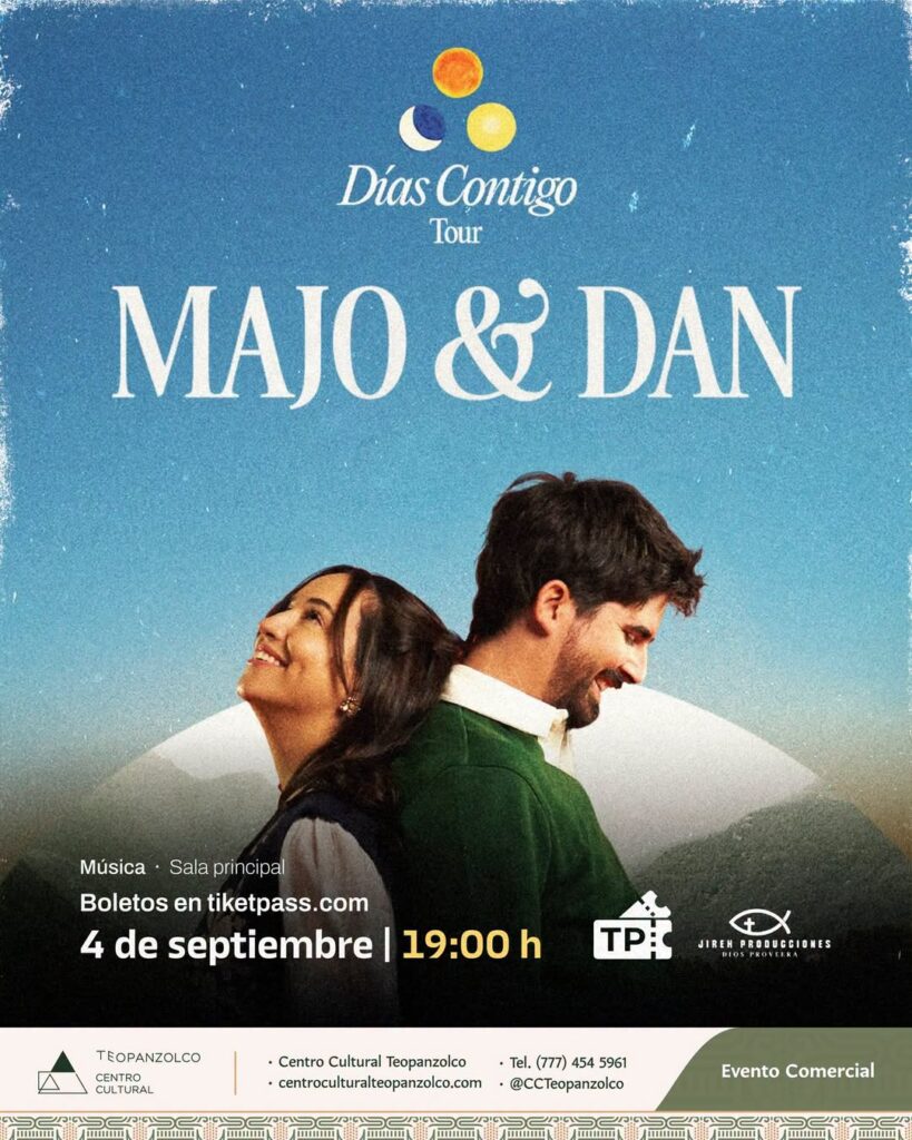 MAJO Y DAN CUERNAVACA 2026 CENTRO CULTURAL TEOPANZOLCO