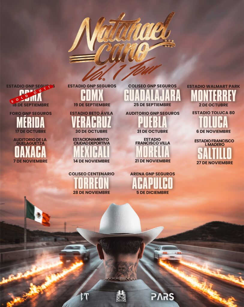 NATANAEL CANO CONCIERTOS EN MEXICO 2026