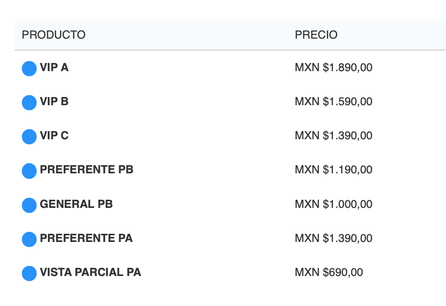 PRECIOS KARINA CDMX 2026 LA MARAKA