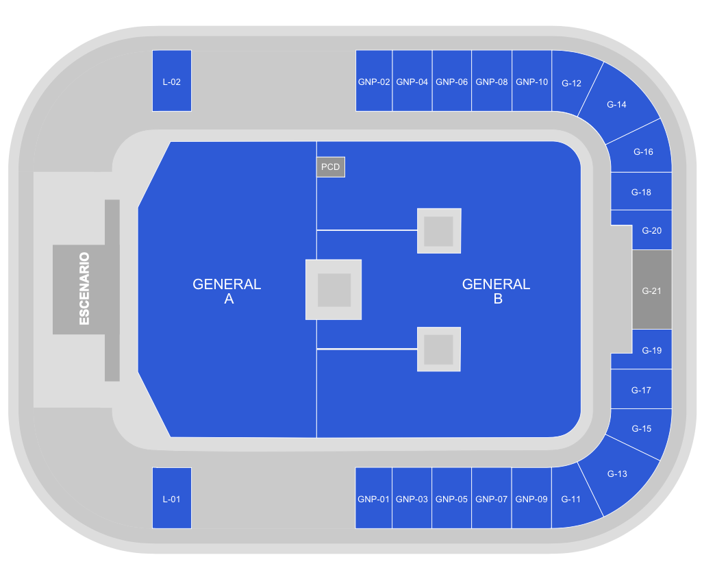 MAPA COLISEO GNP SEGUROS