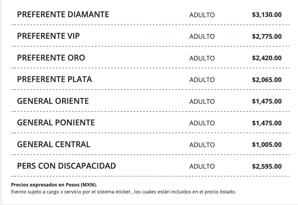 PRECIOS NAPOLEÓN Y MOCEDADES QUERÉTARO 2026 AUDITORIO JOSEFA ORTÍZ