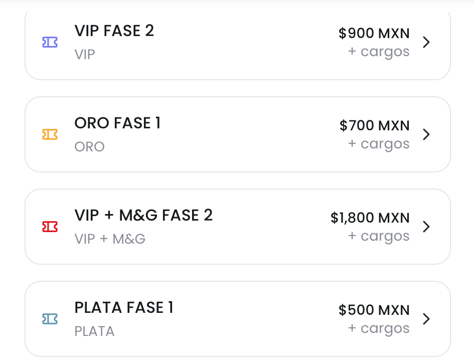 PRECIOS MC DAVO CUERNAVACA 2026 TEATRO OCAMPO