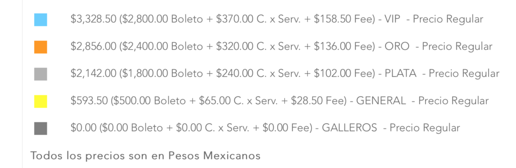 PRECIOS CORNELIO REYNA QUERÉTARO 2026 PALENQUE QUERÉTARO