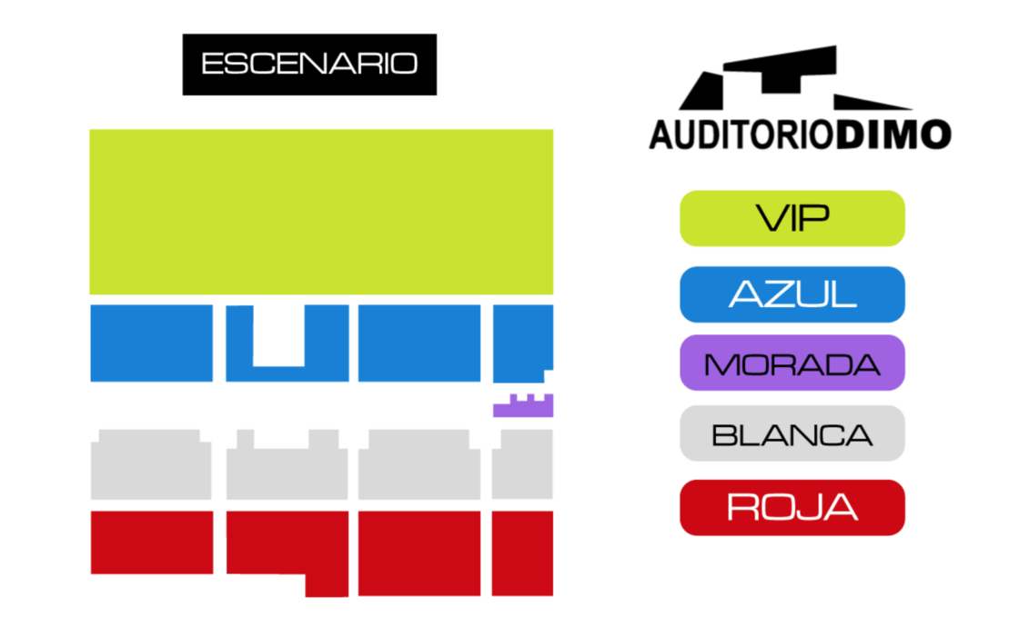 MAPA CALIGARIS AGUASCALIENTES 2026 AUDITORIO DIMO