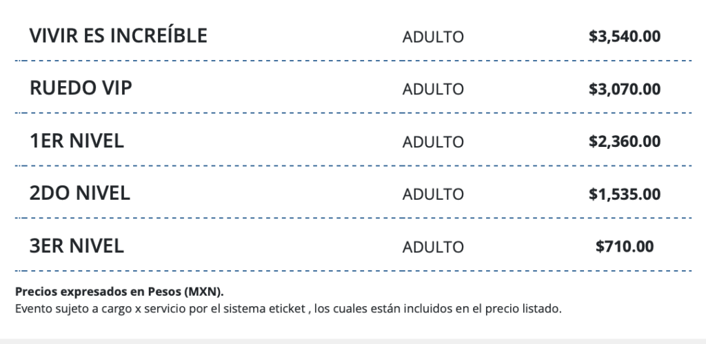 PRECIOS CAMILA PUEBLA 2026 AUDITORIO GNP SEGUROS