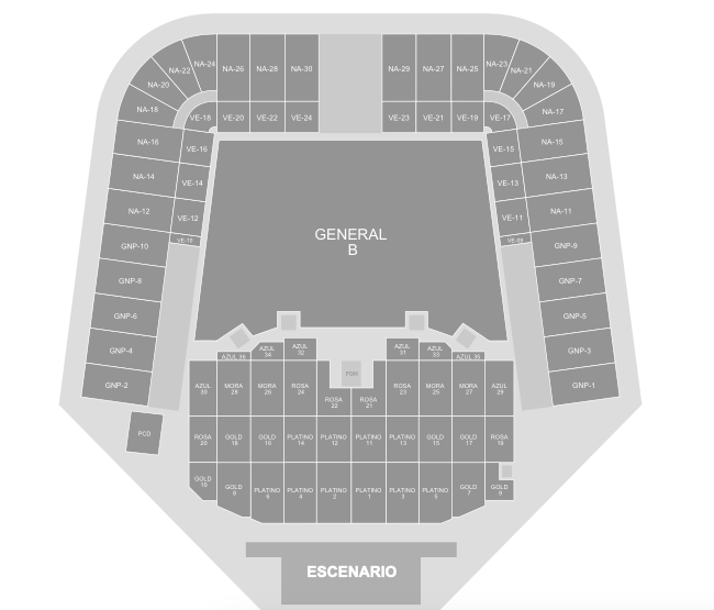 MAPA ESTADIO GNP SEGUROS