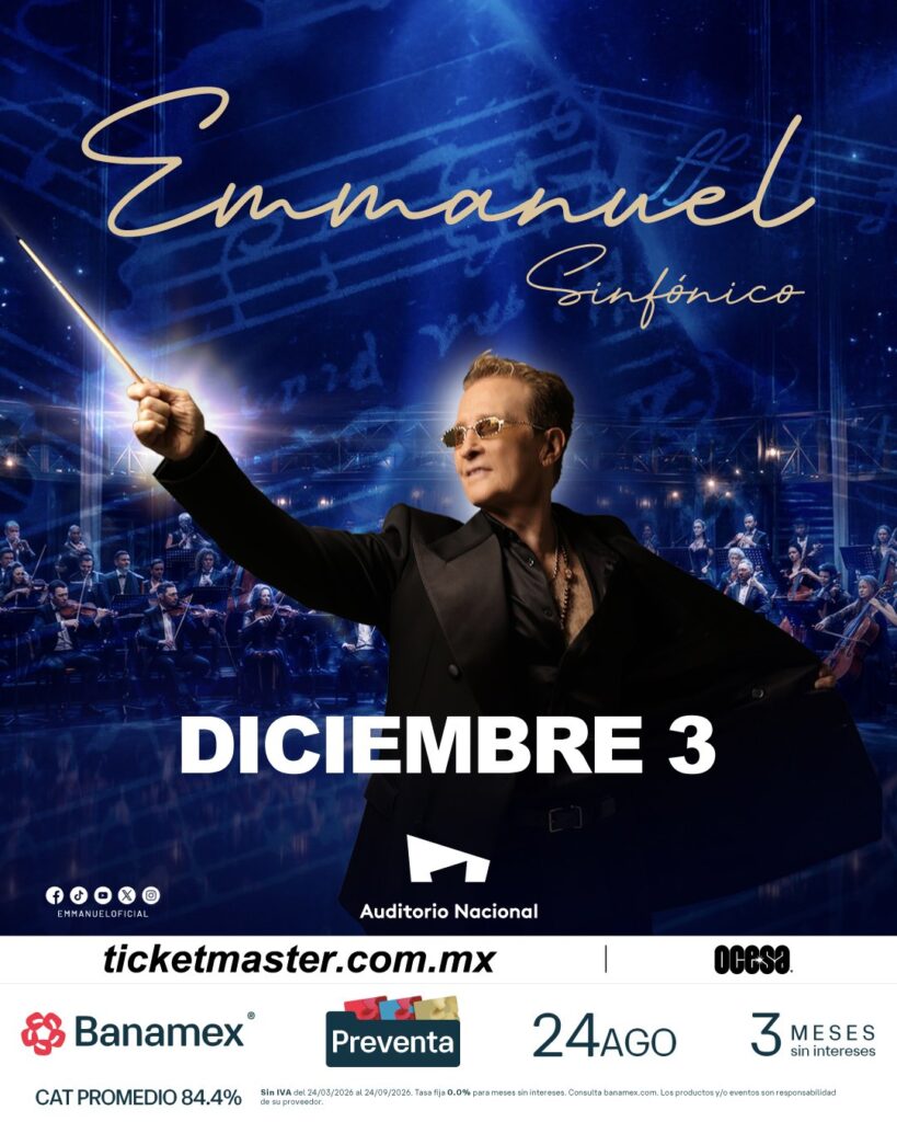 EMMANUEL SINFÓNICO CDMX 2026 AUDITORIO NACIONAL