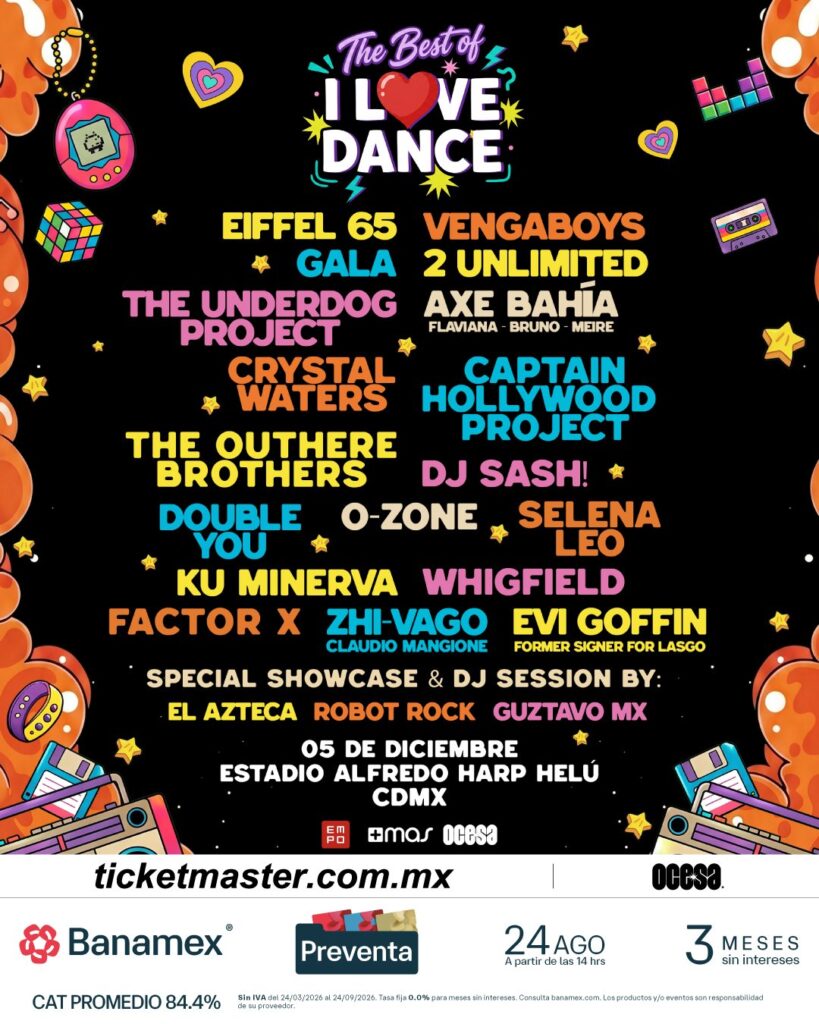 I LOVE DANCE CDMX 2026 ESTADIO HARP HELÚ