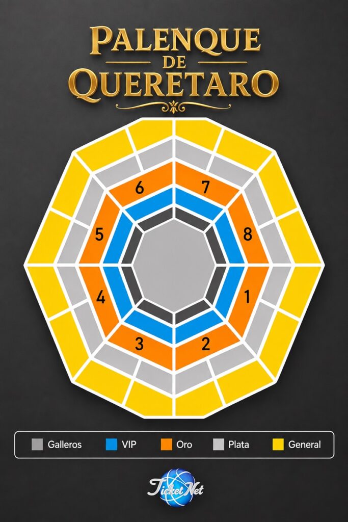 MAPA CORNELIO REYNA QUERÉTARO 2026 PALENQUE QUERÉTARO