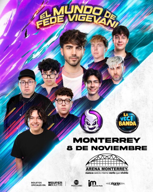 EL MUNDO DE FEDE VIGEVANI ARENA MONTERREY 2026