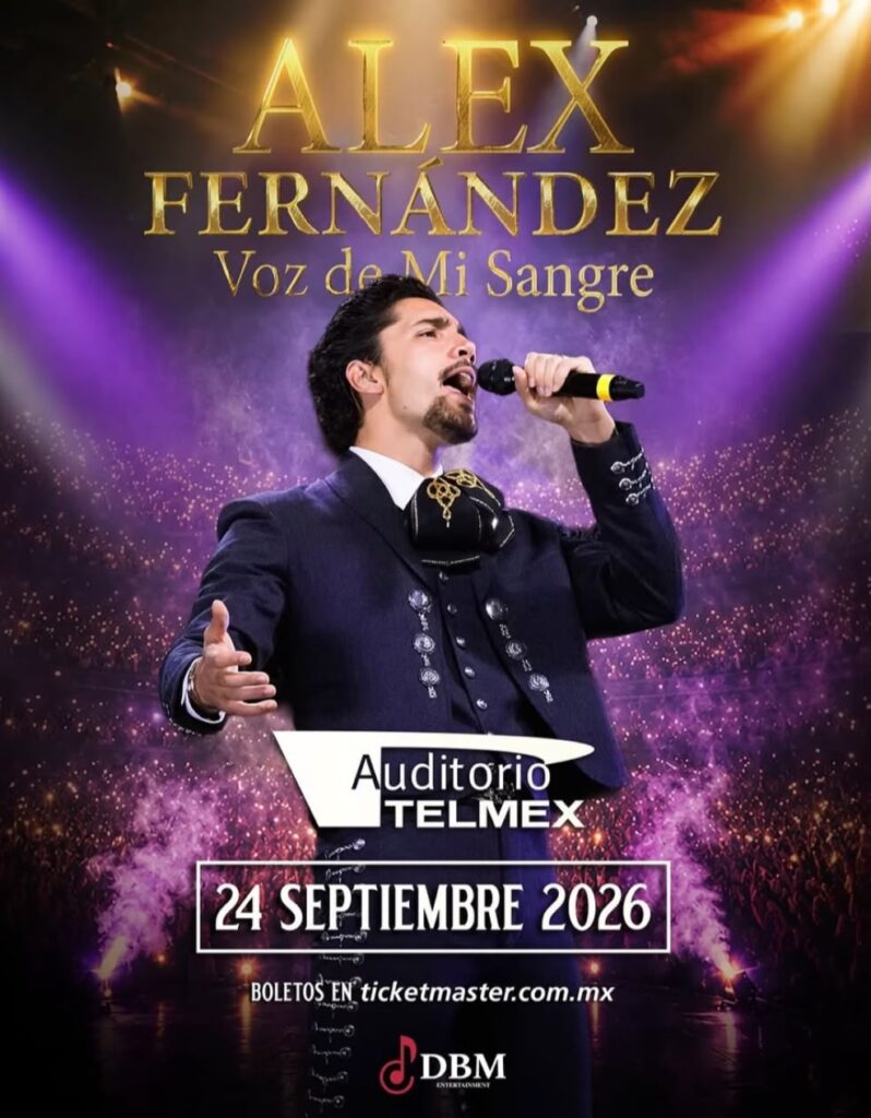 ALEX FERNÁNDEZ GUADALAJARA 2026 AUDITORIO TELMEX