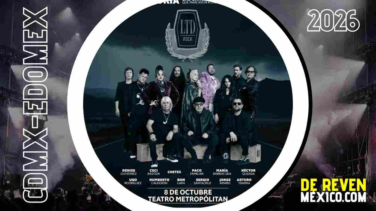LTD ROCK CDMX 2026 TEATRO METROPÓLITAN