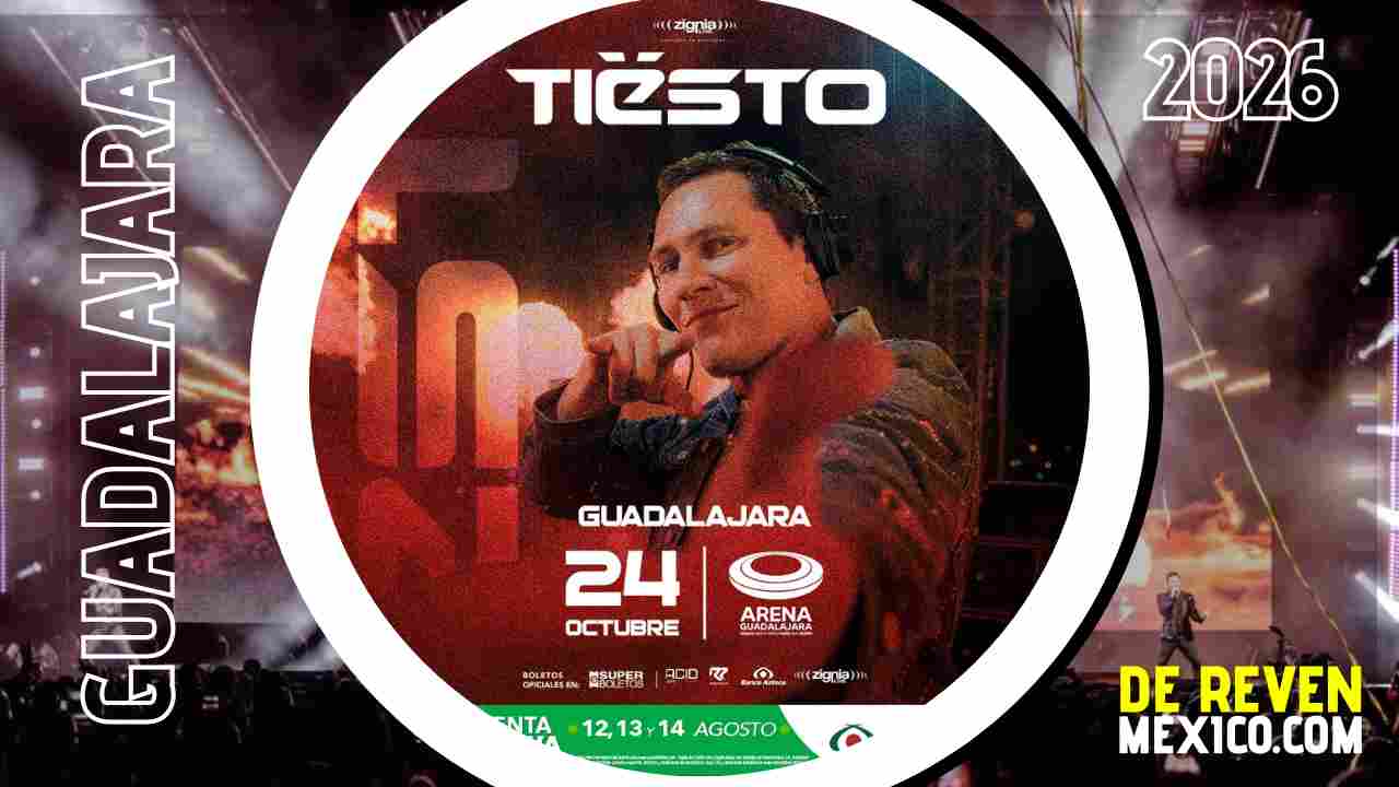 TIESTO GUADALAJARA 2026 ARENA GUADALAJARA