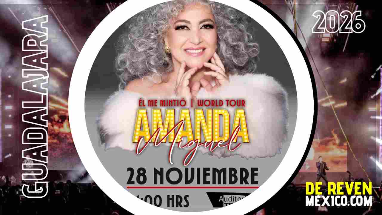 AMANDA MIGUEL GUADALAJARA 2026 AUDITORIO TELMEX