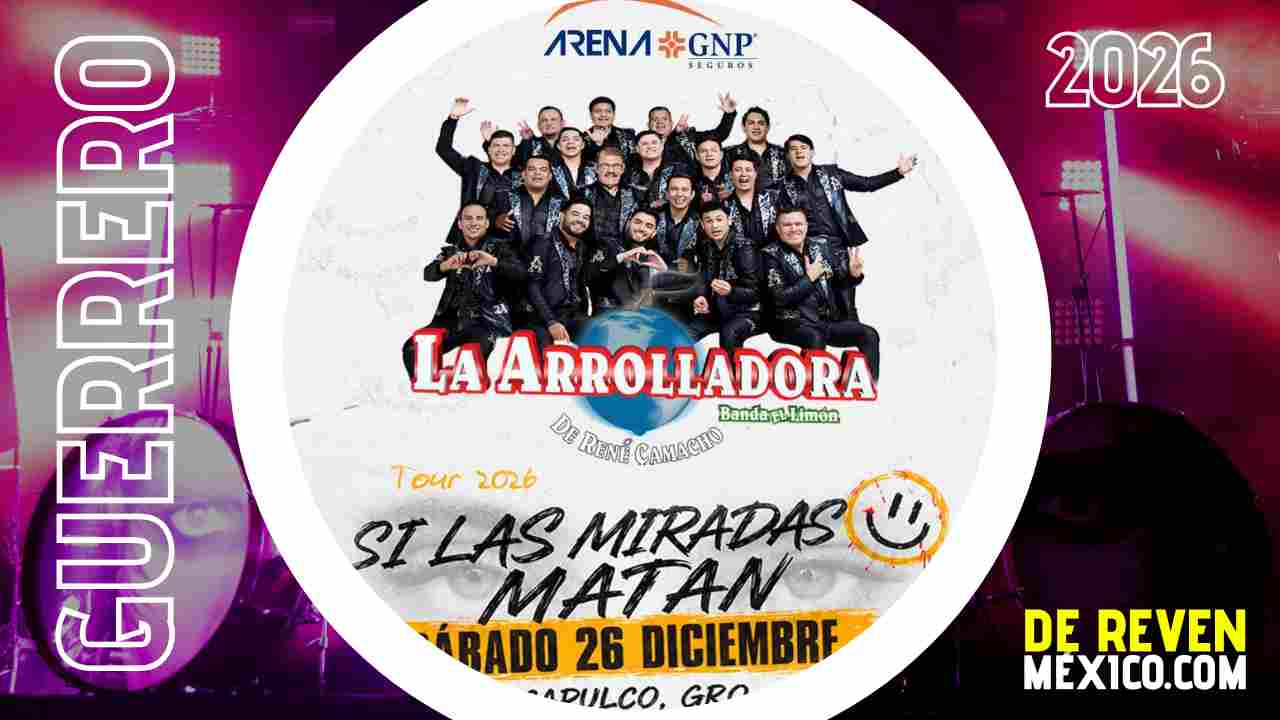 LA ARROLLADORA BANDA EL LIMÓN ACAPULCO 2026 ARENA GNP SEGUROS