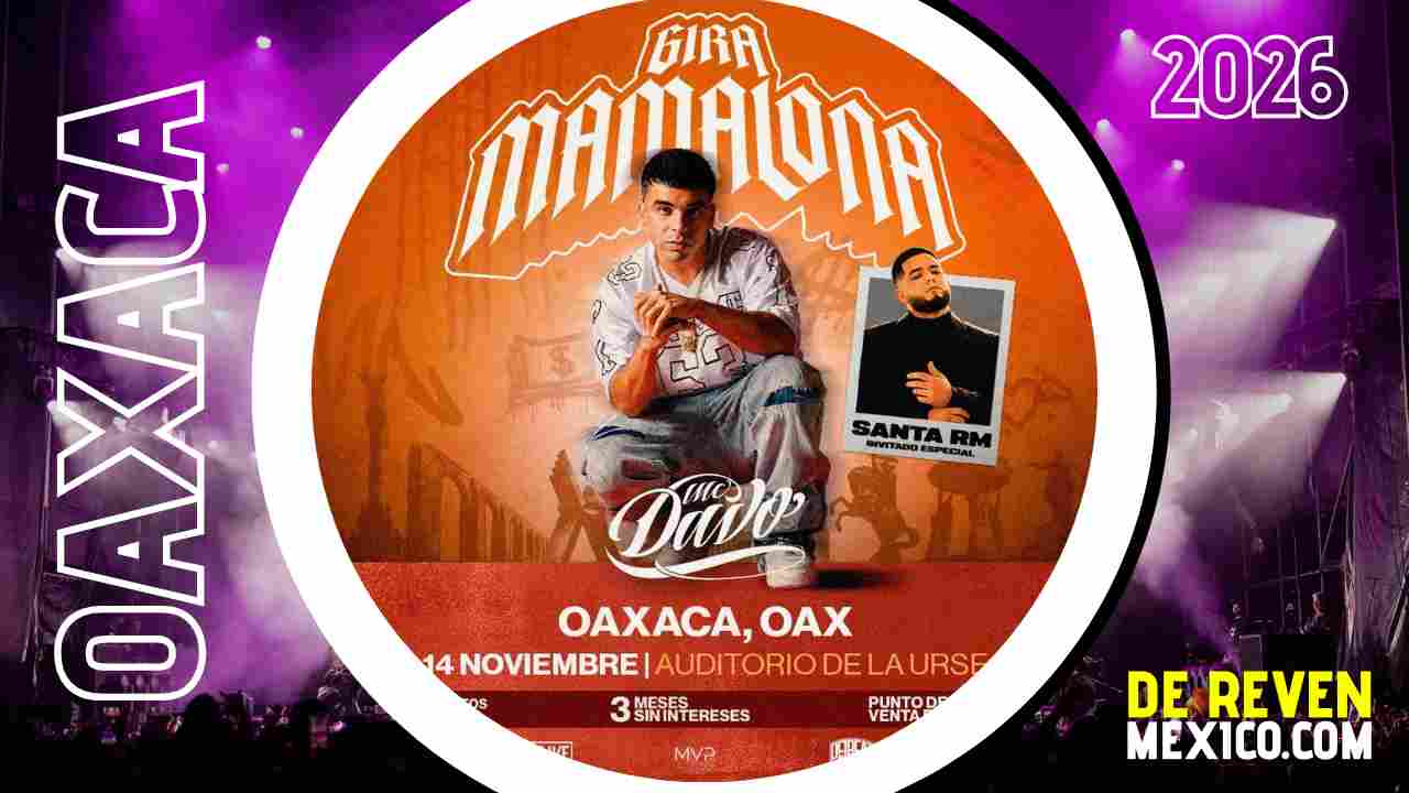 MC DAVO OAXACA 2026 AUDITORIO DE LA URSE