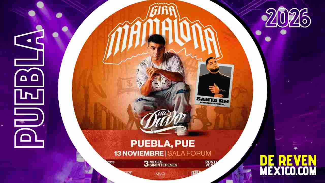 MC DAVO PUEBLA 2026 SALA FORUM