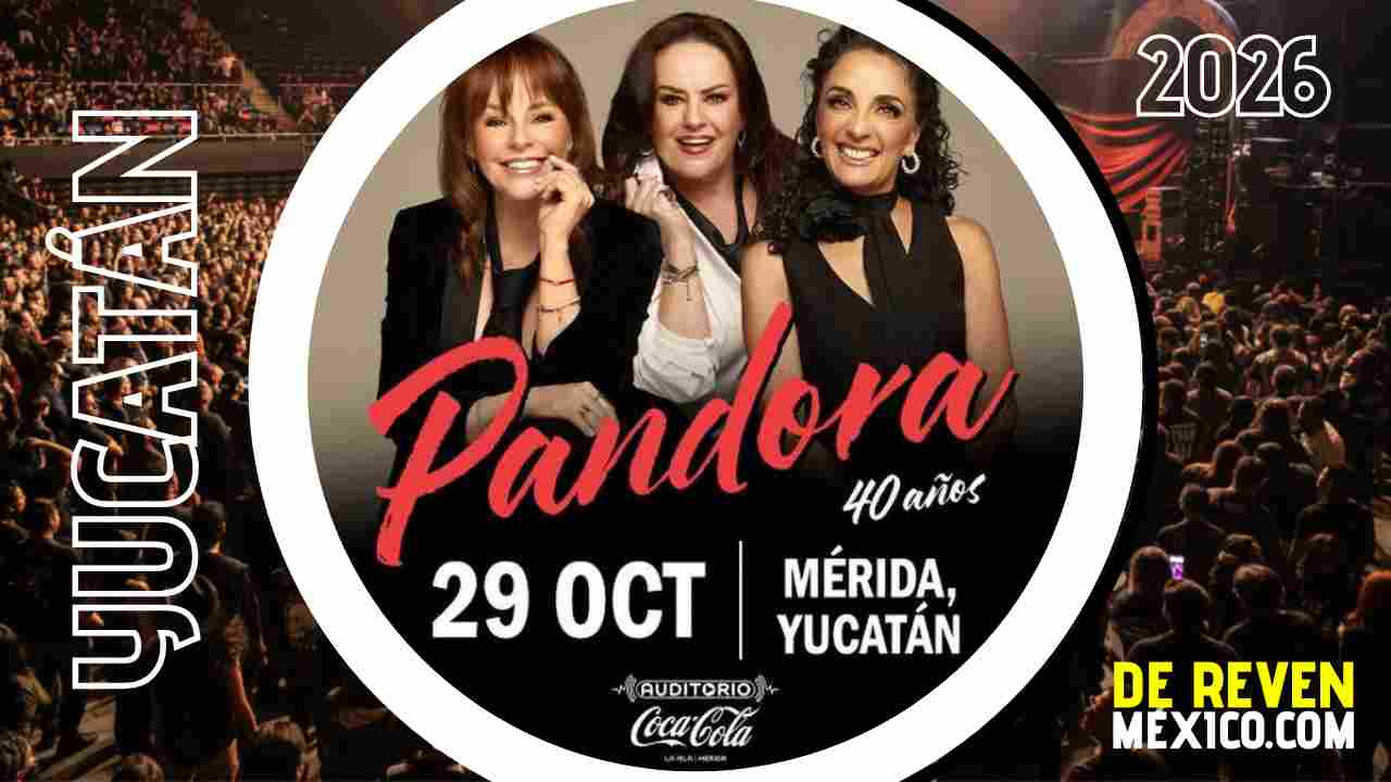 PANDORA MÉRIDA 2026 AUDITORIO COCA COLA LA ISLA