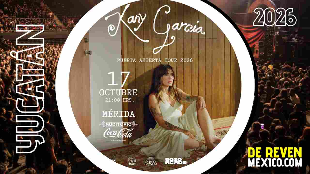 KANY GARCÍA MÉRIDA 2026 AUDITORIO COCA COLA LA ISLA