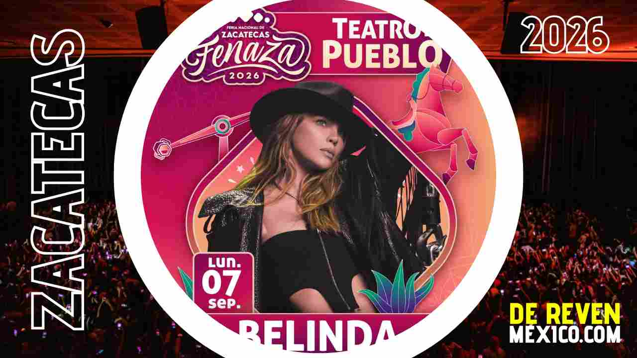 BELINDA FERIA ZACATECAS 2026 TEATRO DEL PUEBLO FENAZA