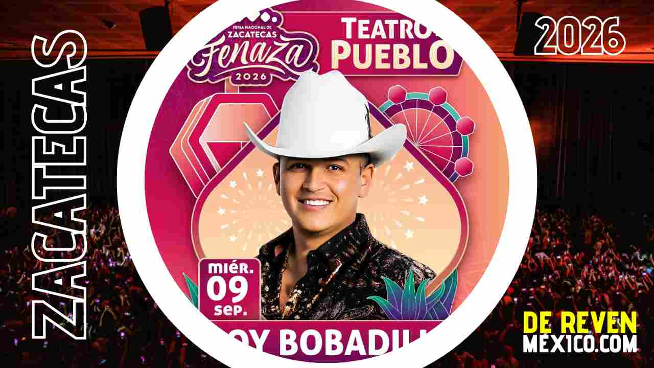 MOY BOBADILLA FERIA ZACATECAS 2026 TEATRO DEL PUEBLO FENAZA