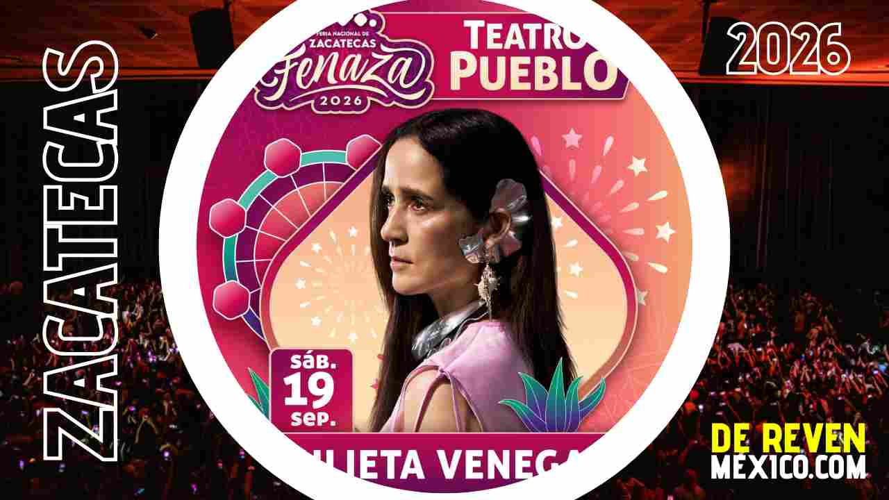JULIETA VENEGAS FERIA ZACATECAS 2026 TEATRO DEL PUEBLO FENAZA