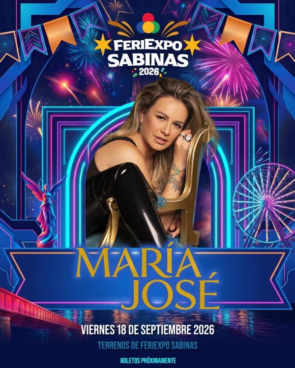 MARÍA JOSÉ FERIEXPO SABINAS 2026 COAHUILA
