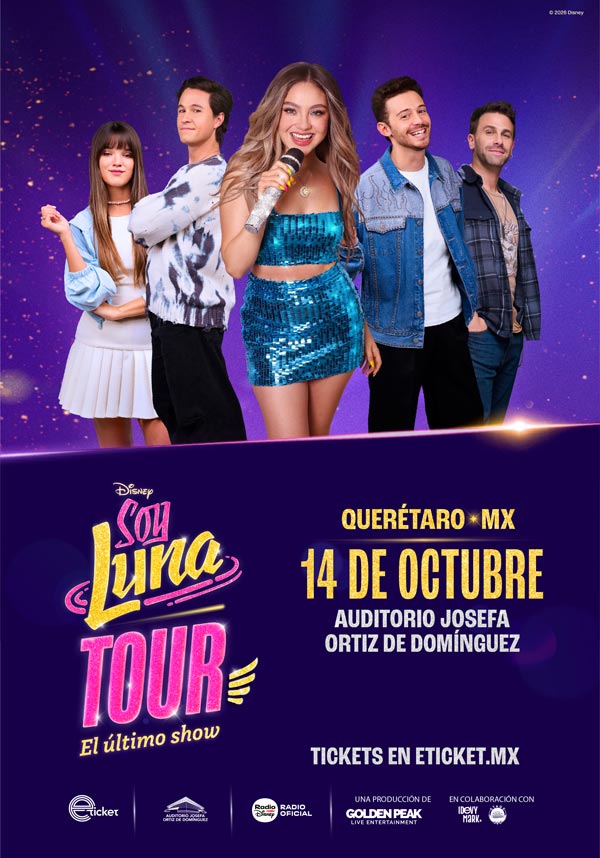 SOY LUNA QUERÉTARO 2026 AUDITORIO JOSEFA ORTÍZ