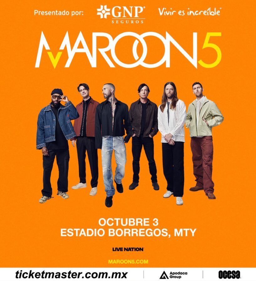 MAROON 5 GIVEAWAY 2026 ESTADIO BORREGOS