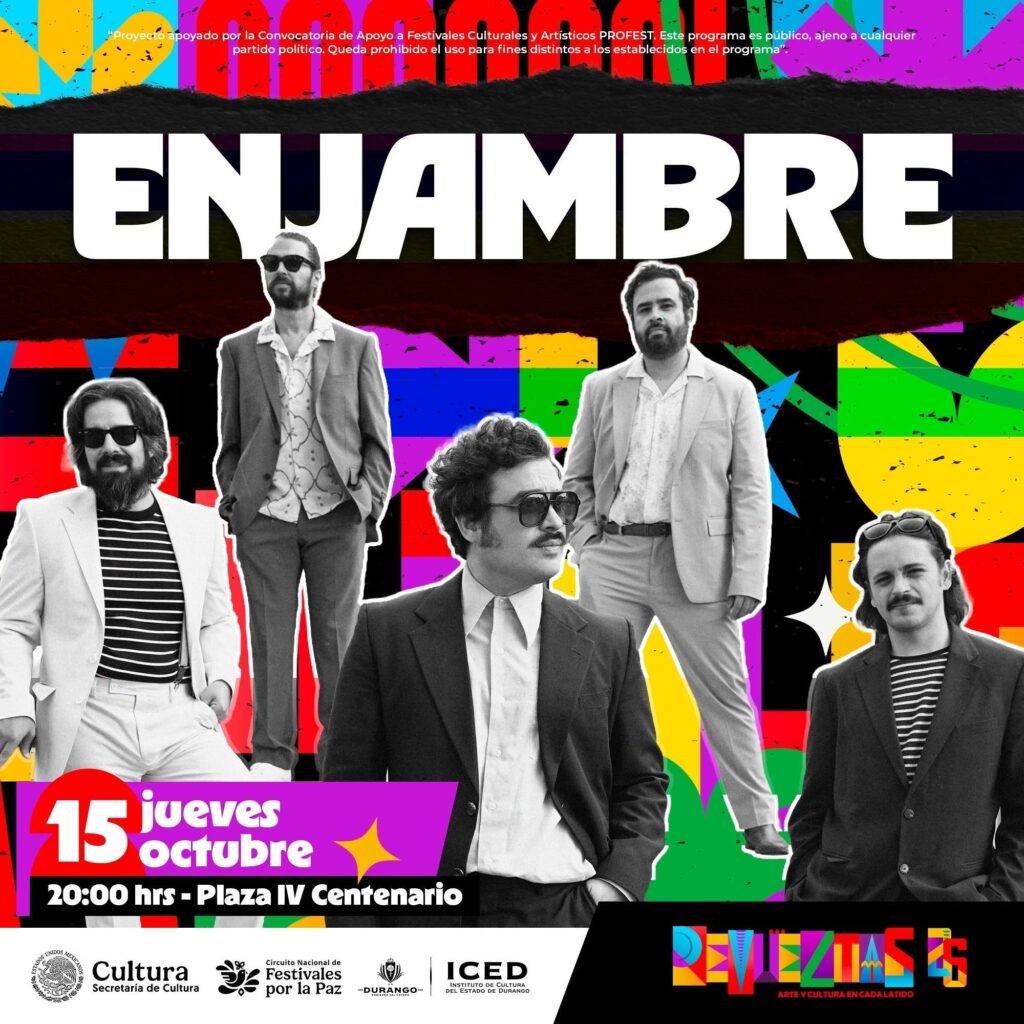 ENJAMBRE FESTIVAL REVUELTAS 2026 DURANGO