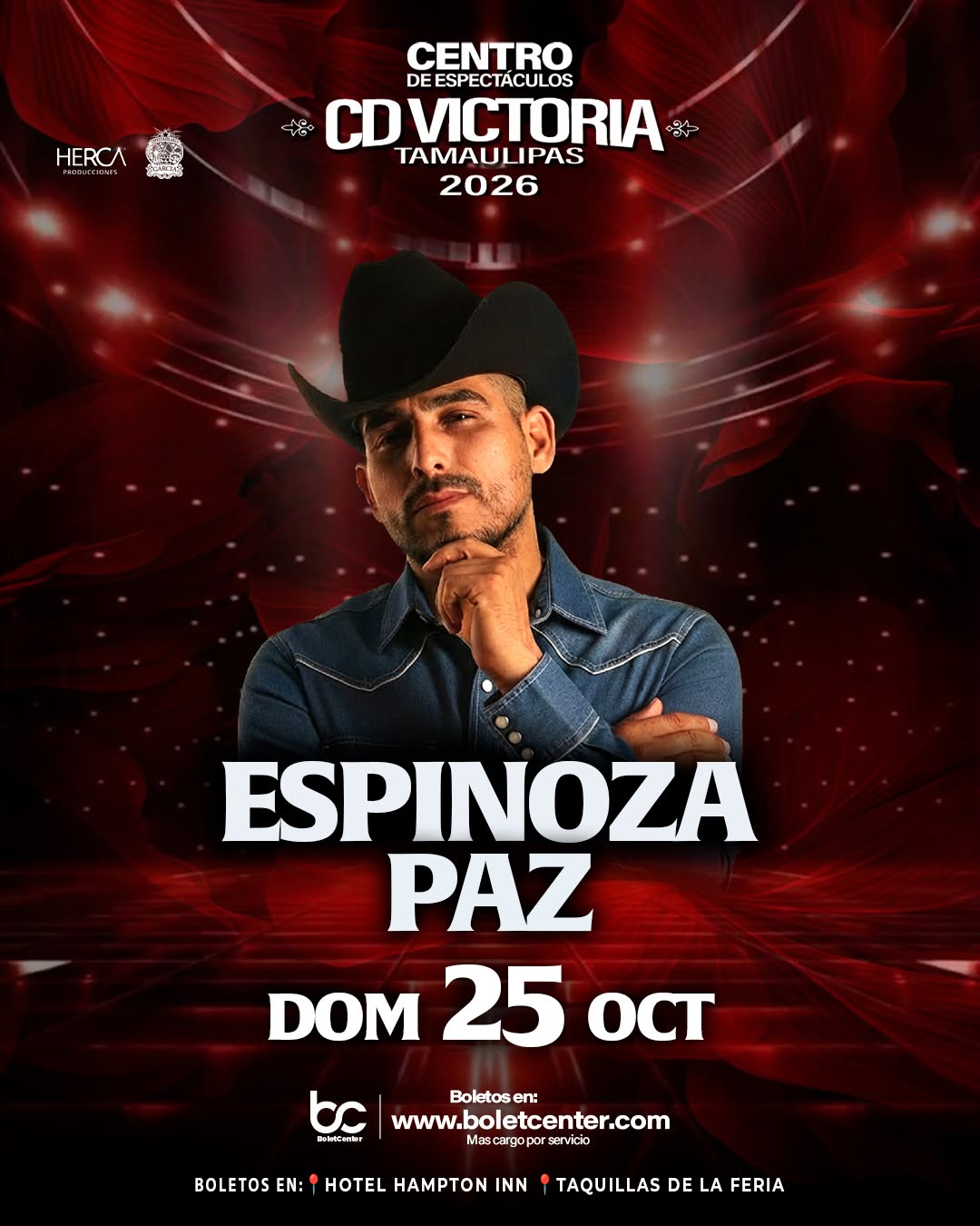ESPINOZA PAZ CIUDAD VICTORIA 2026 CENTRO DE ESPECTÁCULOS