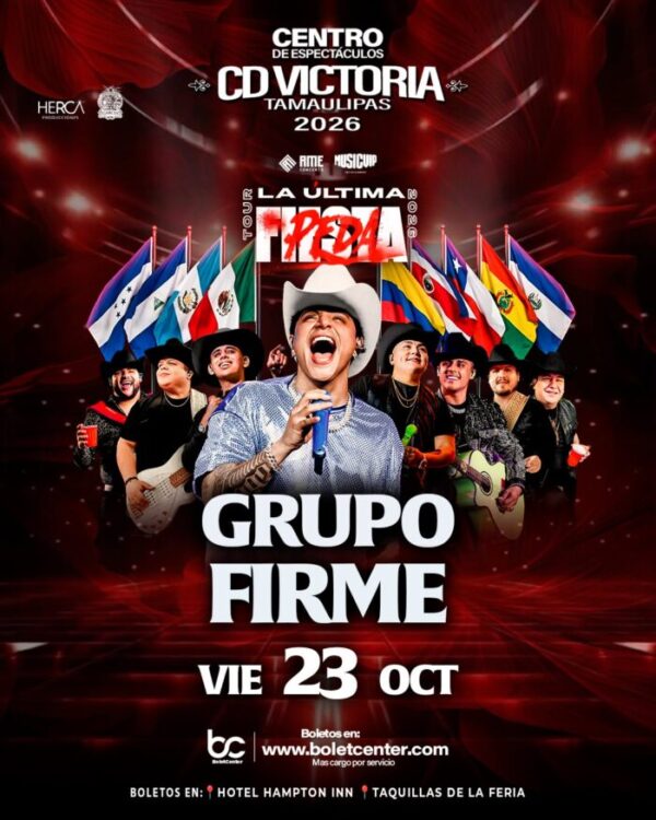 GRUPO FIRME CIUDAD VICTORIA 2026 CENTRO DE ESPECTÁCULOS