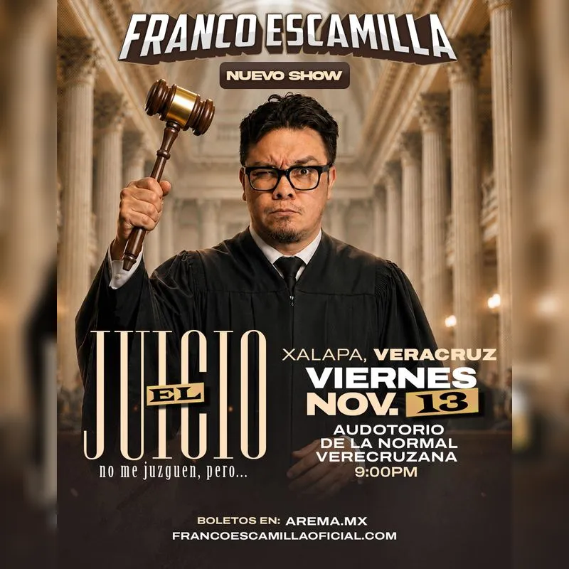 FRANCO ESCAMILLA XALAPA 2026 AUDITORIO DE LA NORMAL