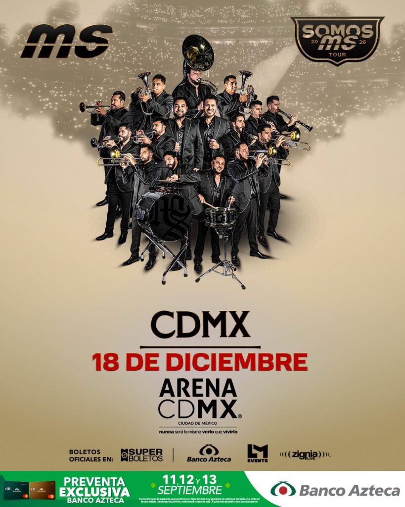 BANDA MS ARENA CDMX 2026