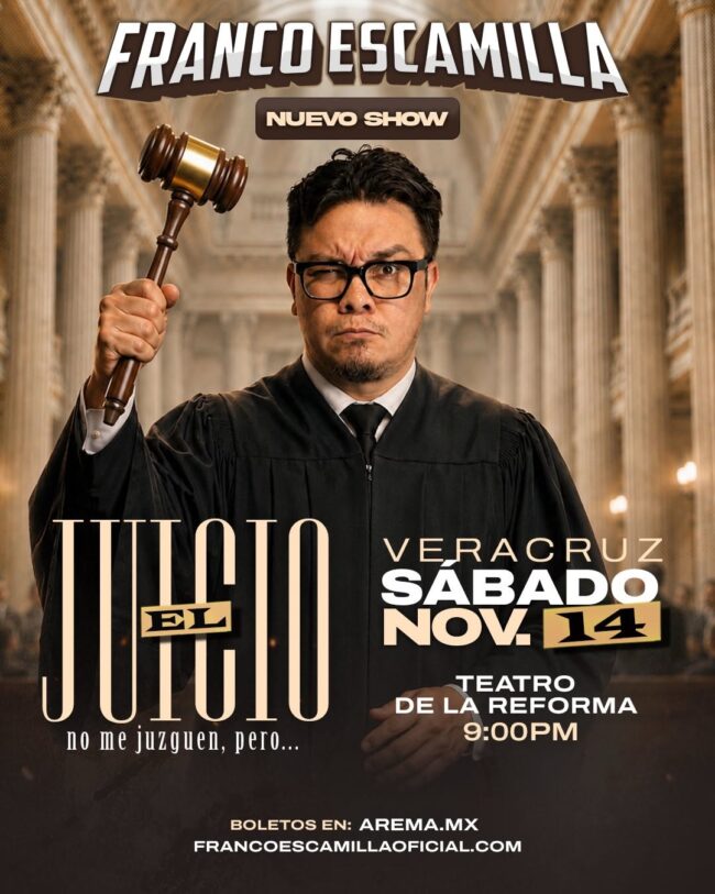 FRANCO ESCAMILLA VERACRUZ 2026 TEATRO DE LA REFORMA