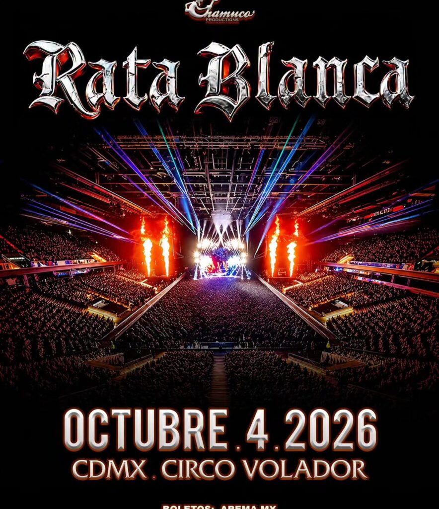 RATA BLANCA CDMX 2026 CIRCO VOLADOR