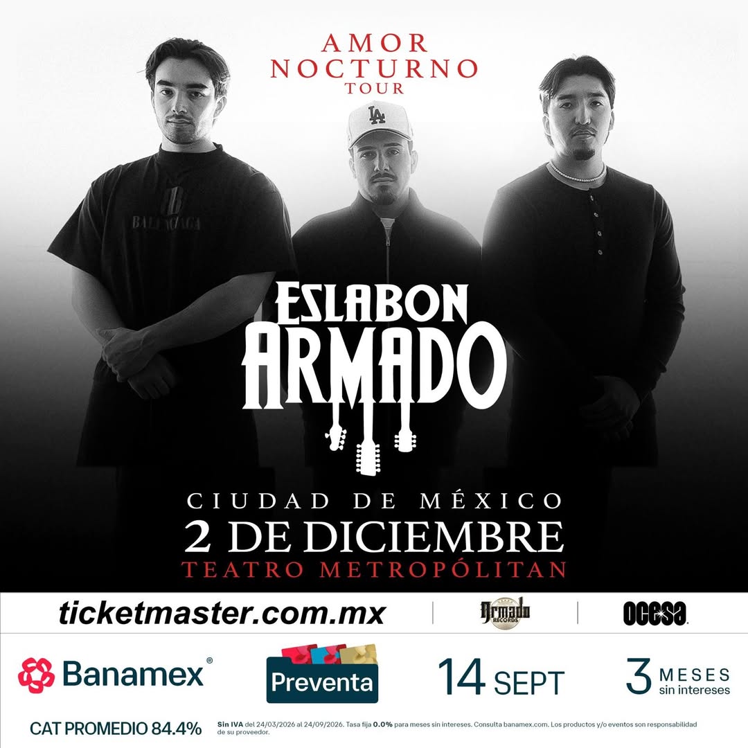 ESLABON ARMADO CDMX 2026 TEATRO METROPÓLITAN
